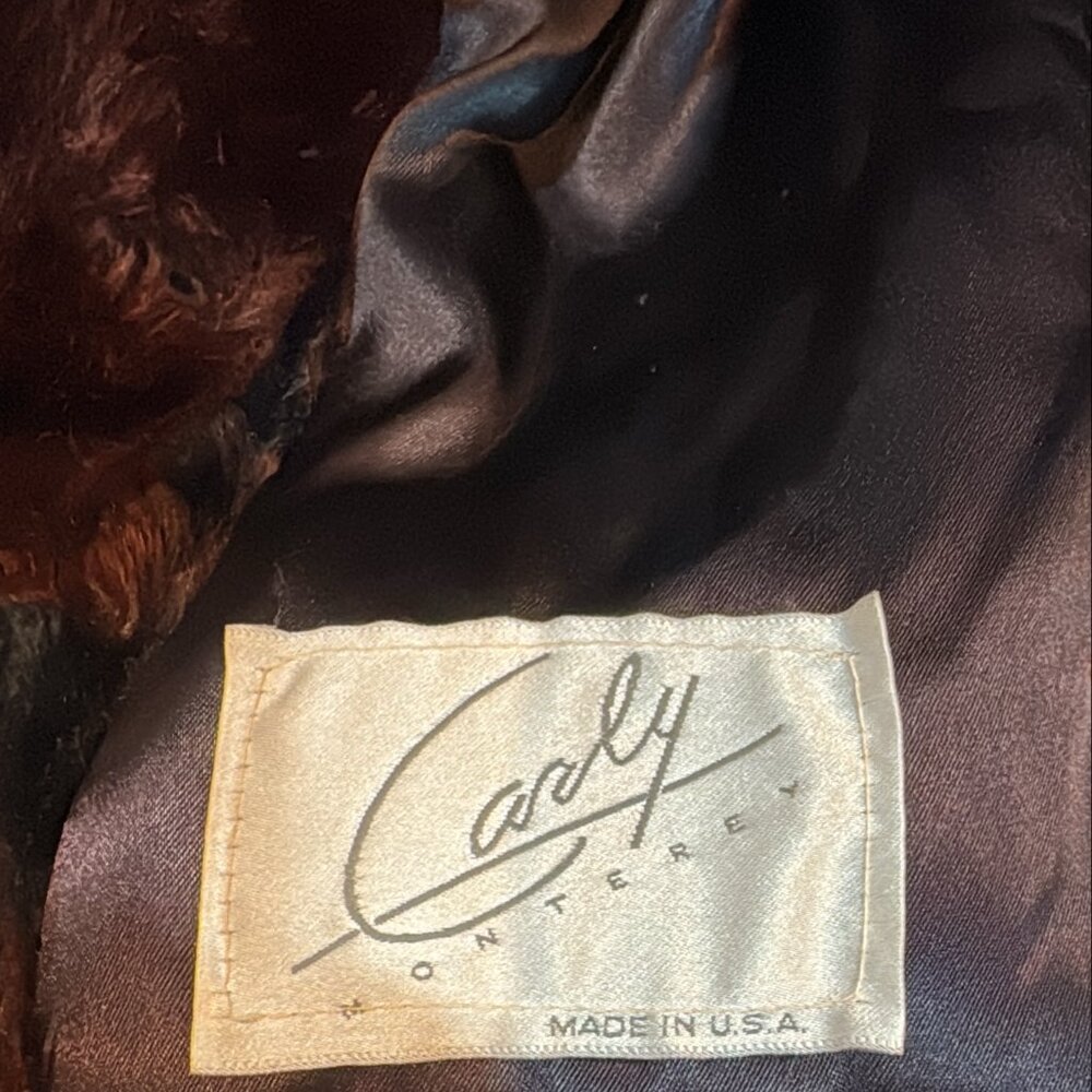 Carly Monterey Faux Fur Women's Coat Size M - Picture 2 of 4